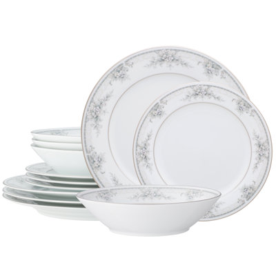 Service de table 12 pièces Noritake Sweet Leilani, service pour 4