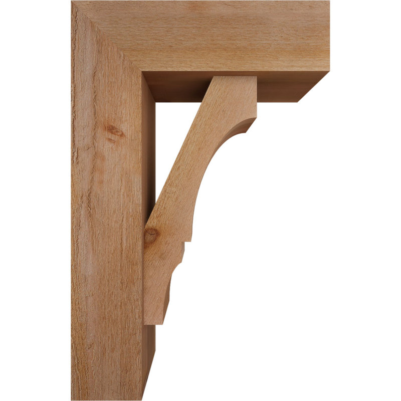 Support de bloc Balboa avec entretoise décalée, 34 x 22, Cèdre rouge occidental de l 8 po (scié brut)
