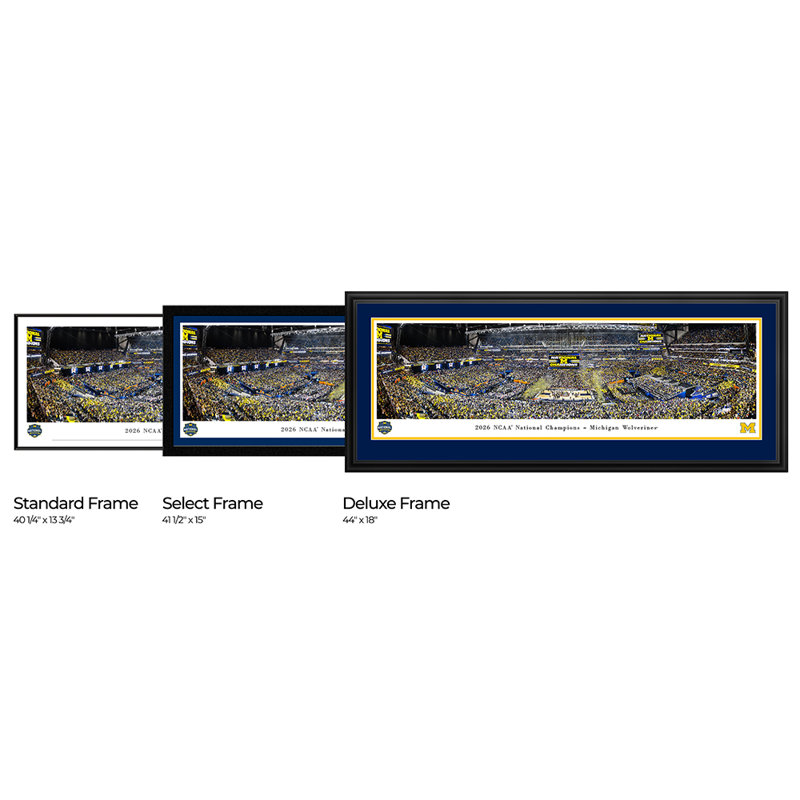 Michigan Wolverines, 2026 Basketball National Champions - affiche non encadrée, Impression sans cadre