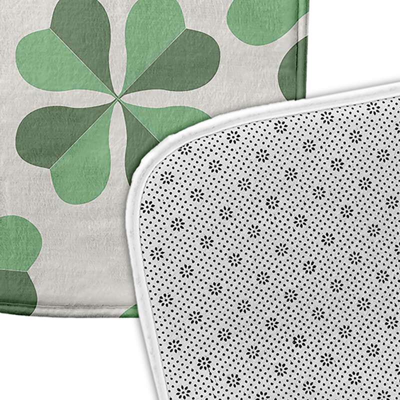 Tapis de bain Boname, L 17 po x L 24 po, Vert