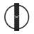 Jeni Glass Round Living Room Wall Clock-1333521062