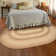 Damaj Braided Non-Shedding Premium Jute Brown/Cream Rug