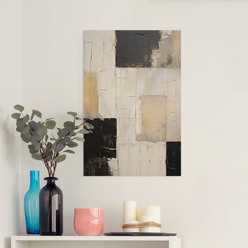Série ABSTRACT CDXC III - Impression sur toile seulement - NON-CADRE, H 12 po x l 8 po