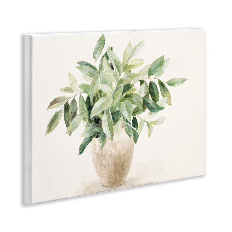 Art mural neutre sur plante en pot par Lanie Loreth
