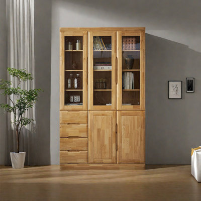 All solid wood bookcase
