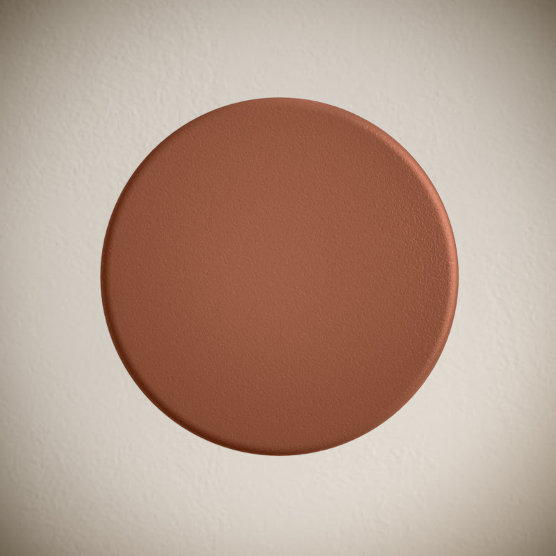 Drain escamotable pour lavabo de salle de bain en béton Lisse , Terre cuite mat