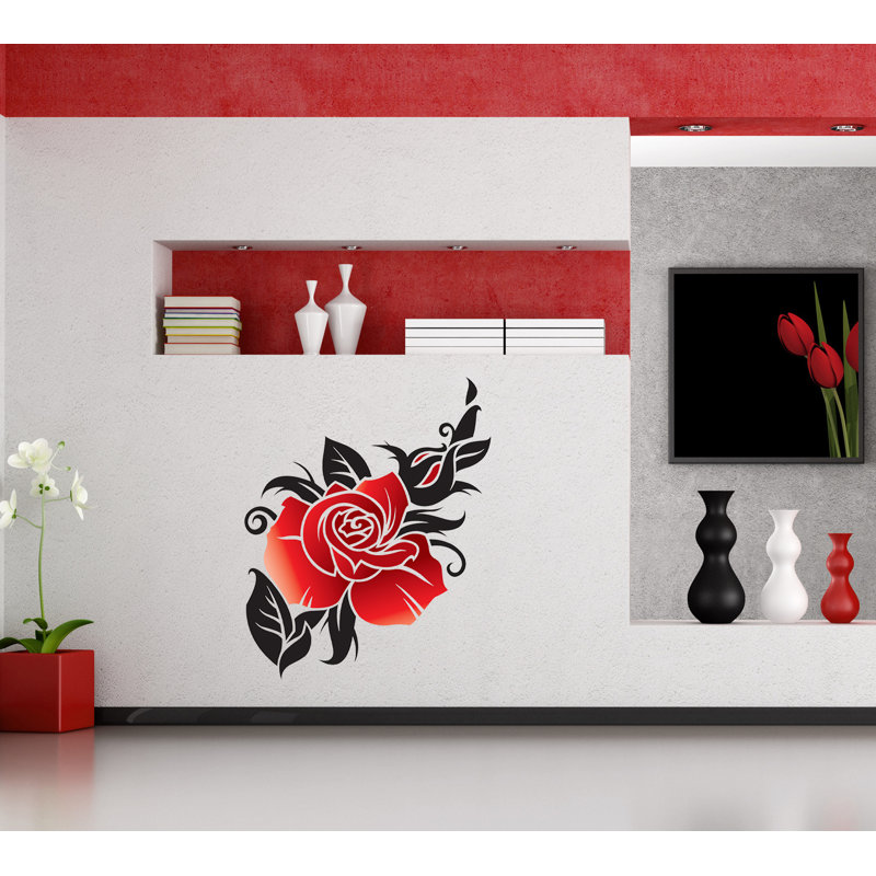 Plants & Flowers Wall Decal, 49" H x 33" W
