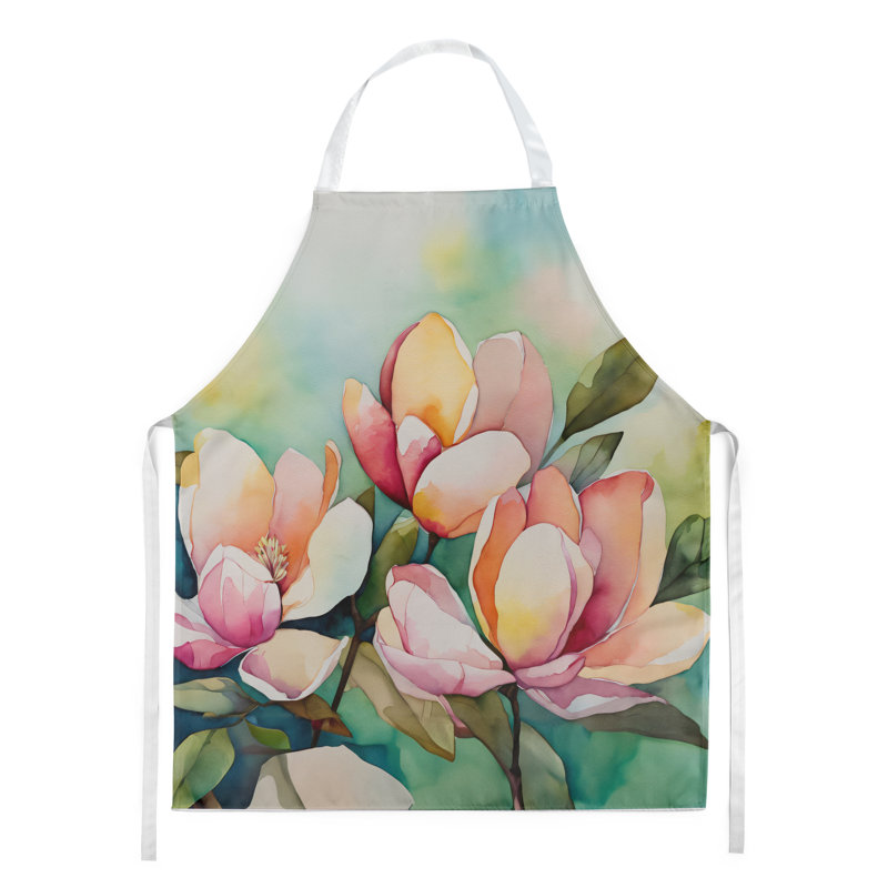 Iris du Tennessee en tablier aquarelle, Magnolia rose du Mississippi