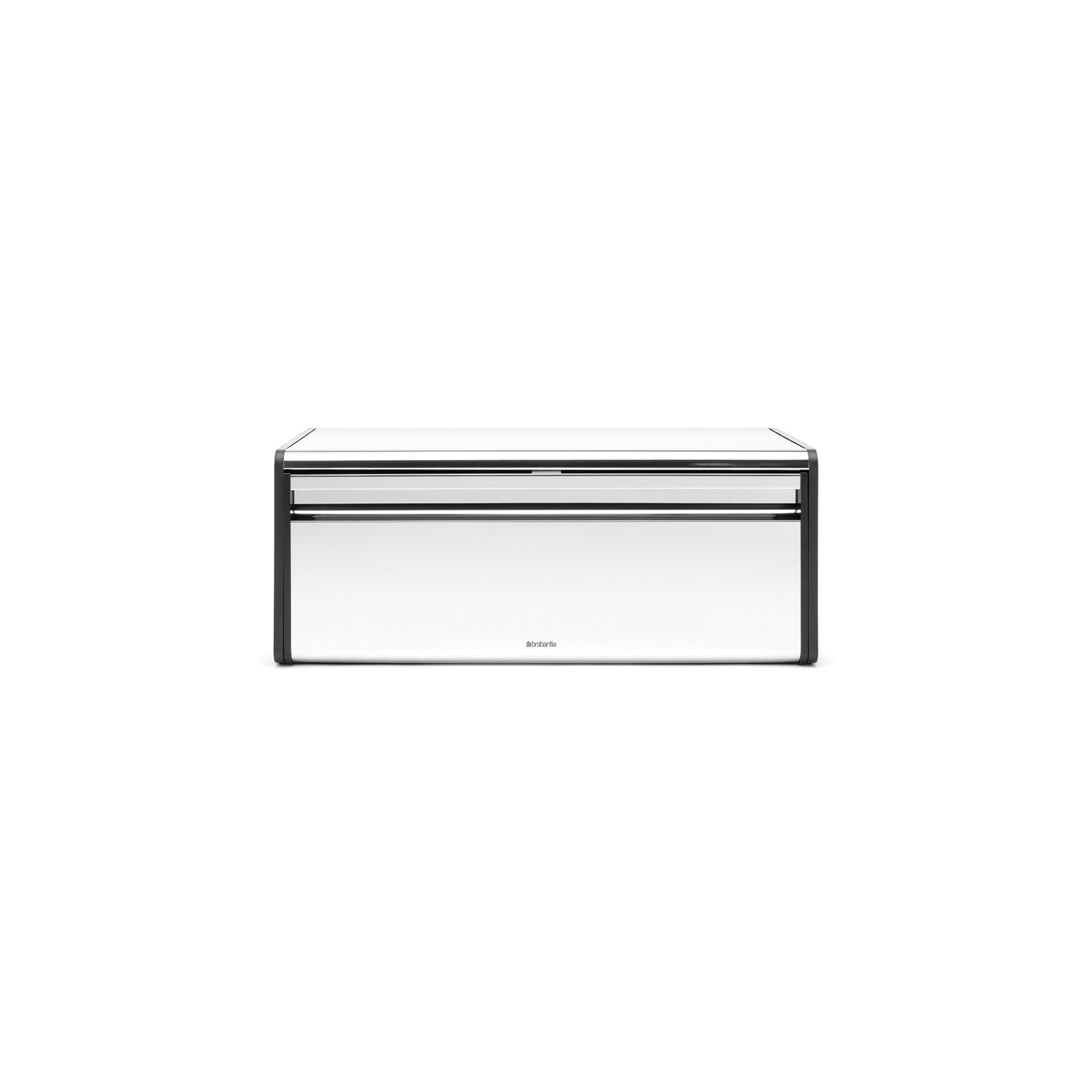 Brabantia Fall Front Bread Box, Brilliant Steel