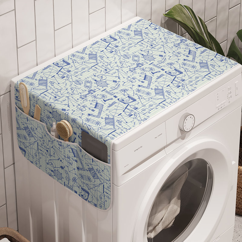 Paquet de 2 pièces de rangement pour laveuse et lavabo 47 po x 18,5 po East Ivory