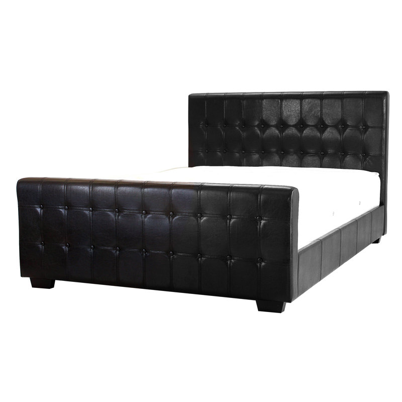 Colton Upholstered Bed, Black, Super King (6')