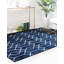 Tapis bleu marine / argent Glam-29446806