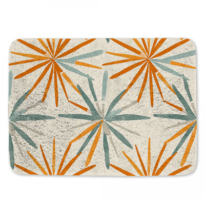 Tapis de bain abstrait