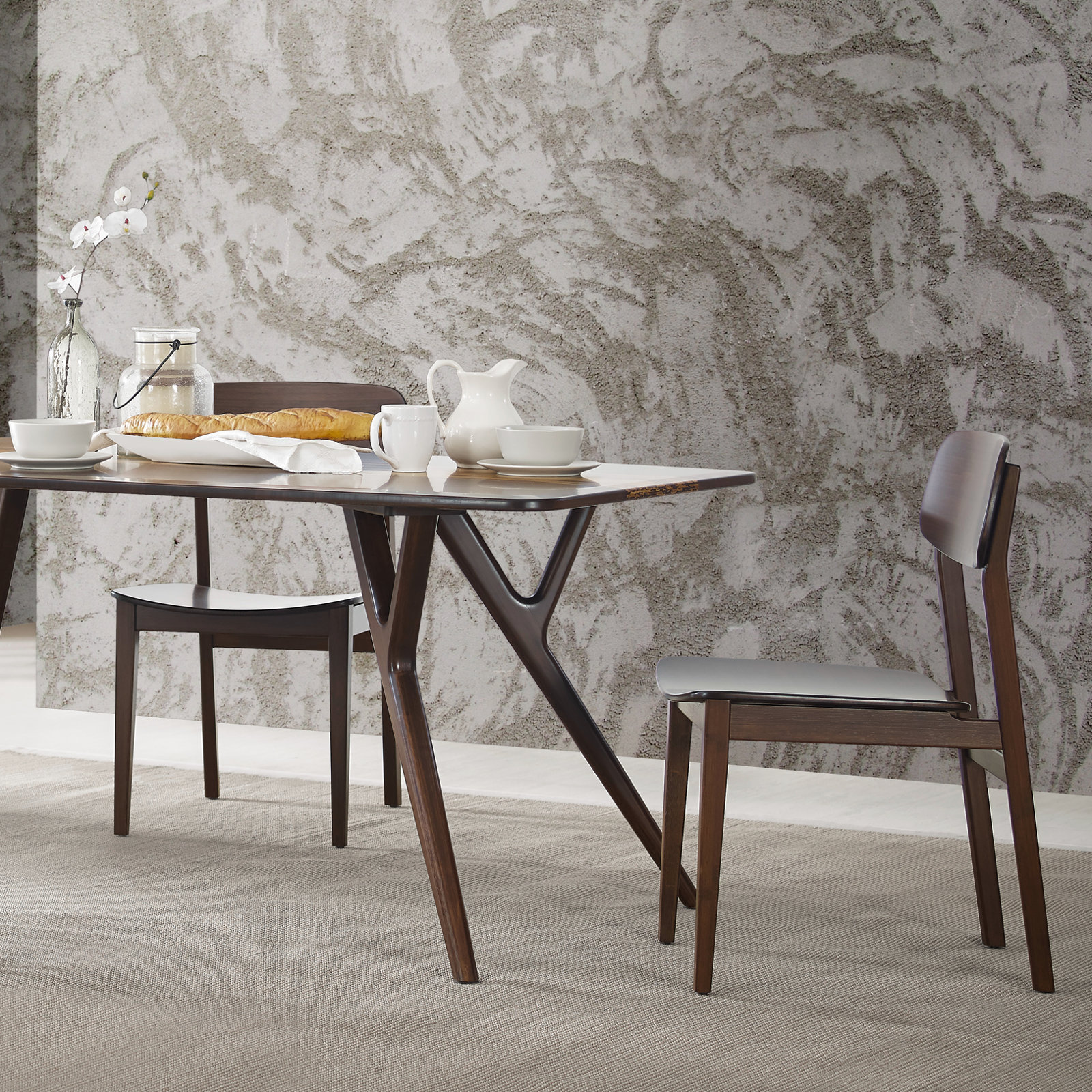Lacey Dining Chair, Mahogany