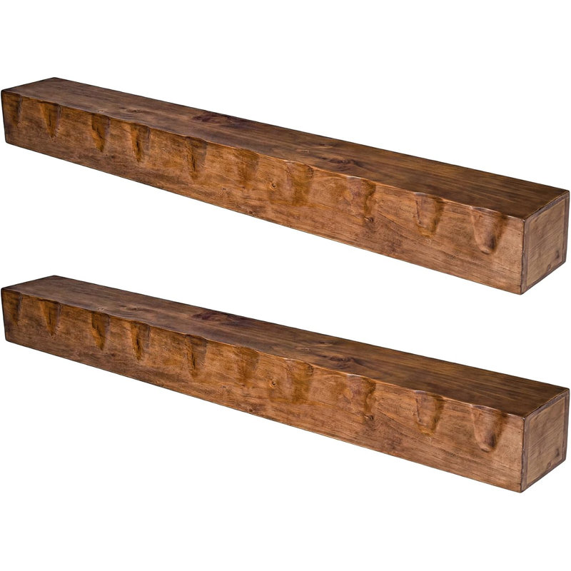 Solid Wood Fireplace Shelf Mantel