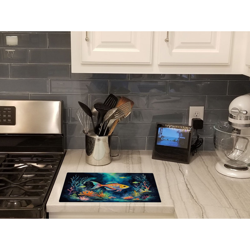 Bioluminescent Fish Glass Cutting Board