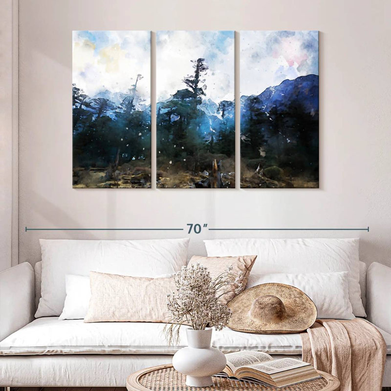 Avery Forest Abstract, 32" H x 50" W