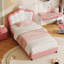 PU Upholstered Bed with Adjustable Headboard-823842103