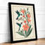 Hummingbirds and Flowers Botanical - Framed Print-871054785-871054787