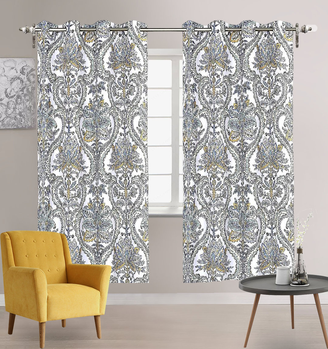 Charlton Home® Angelline Polyester Room Darkening Curtain Pair