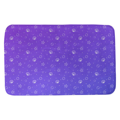 Tapis pour salle de bain coquillage Mcguigan