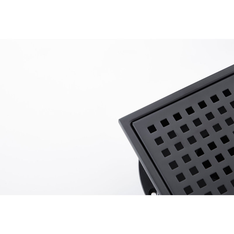6 Inch Grid Shower Floor Drain - Stainless Steel Square For Bathroom/kitchen