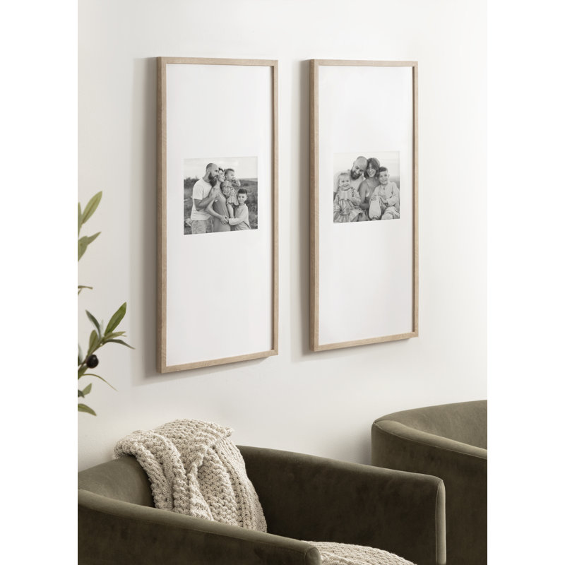 Gallery Two-Piece Picture Frame Set, Tan