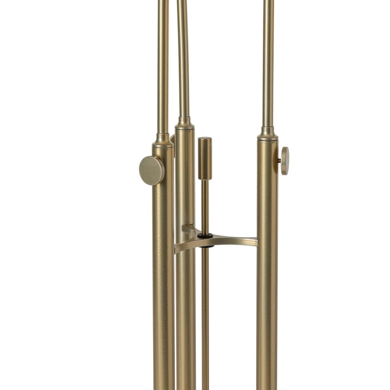Aerial Traditional Floor Lamp By Ori Goldberg, Modern Brass