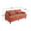 Canapé en chenille de style Mid-Century-1870994778