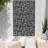 Screen Series Block Pattern Plastic Black Screen Panel (Set of 3)