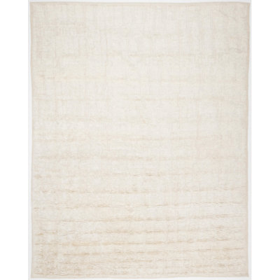 Classics Hand-Knotted Wool Ivory Area Rug