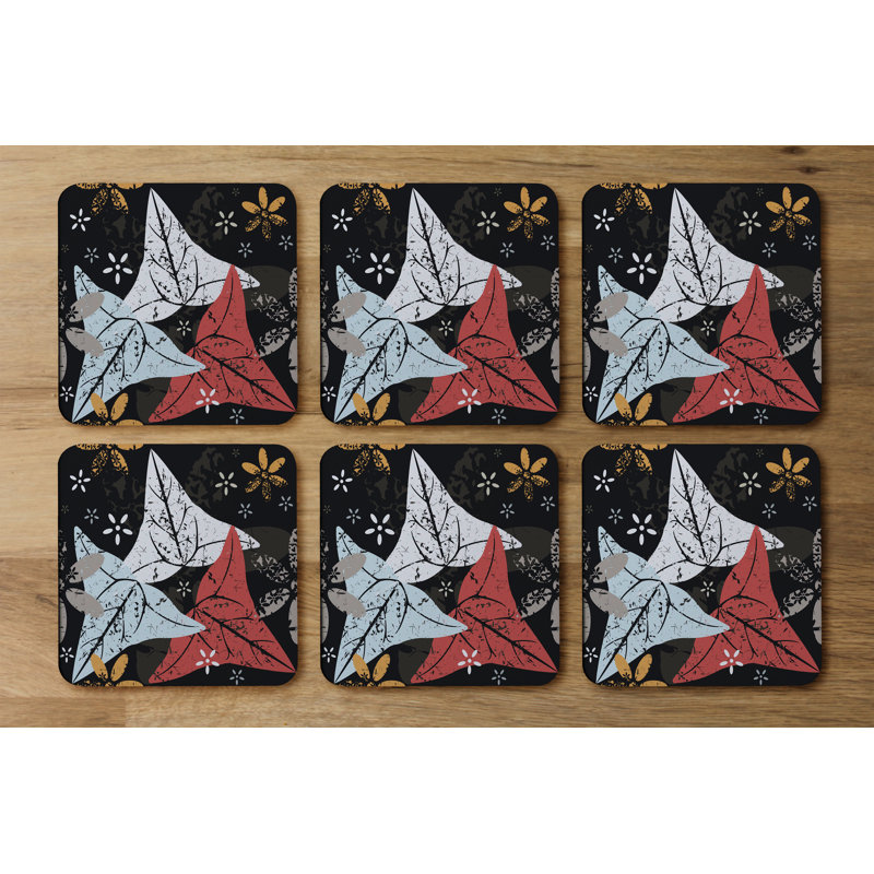 Square 6 Piece Coaster Set