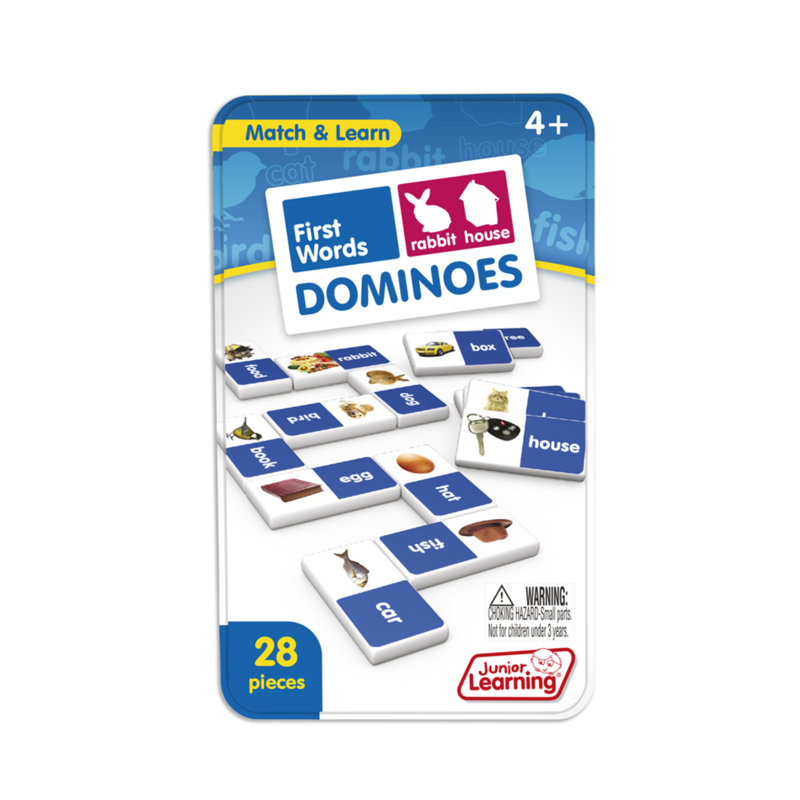 Les premiers mots «Dominoes Match and Learn»