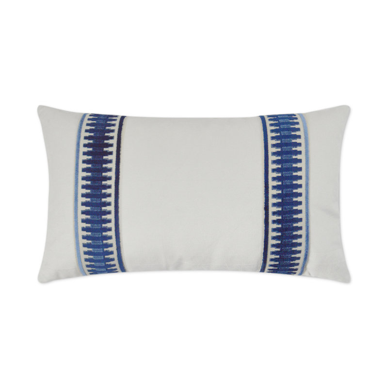 Coussin Antibes, Blue, Rectangle 14"H x 24"W