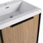 Meuble-lavabo autoportant avec lavabo en résine