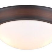 10.1'' 2 - Light Bowl Ceiling Fan Light Kit Ebern Designs 