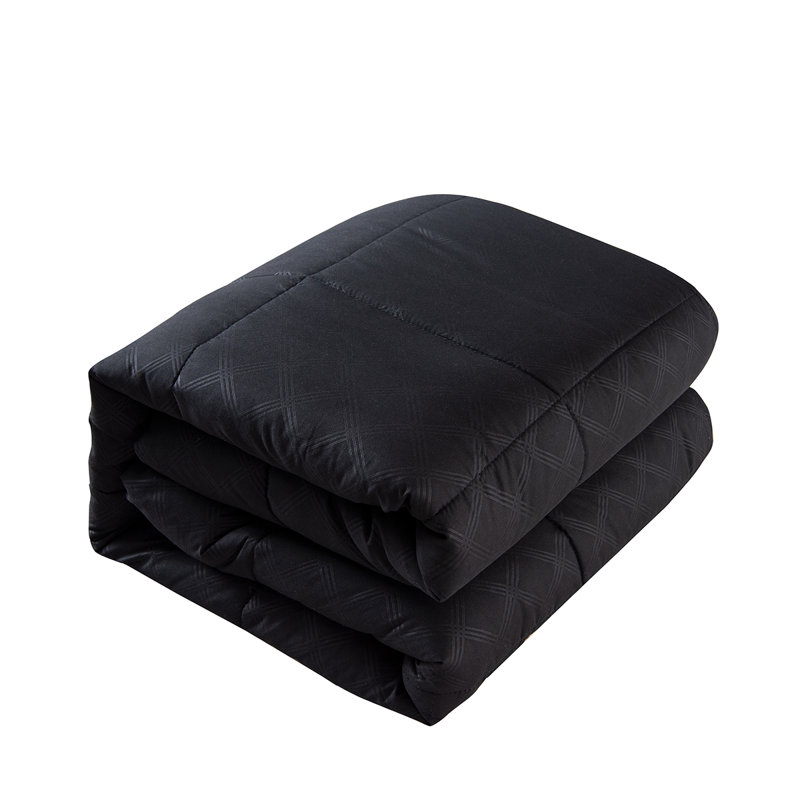 COMFORTER-SET20210310 Geometric Shapes Comforter Set, Black, Queen Comforter + 9 Additional Pieces