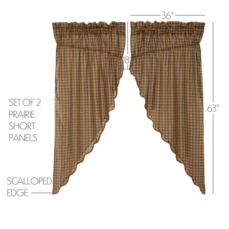 Paire de rideaux obscurcissant avec passe-tringle Mcknight, L 36 po x L 63 po