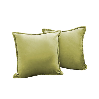 Housses de coussin en velours doux Meisimengsha, ensemble de 2 - Coussins décoratifs carrés pour canapé, canapé, chambre à coucher, salon