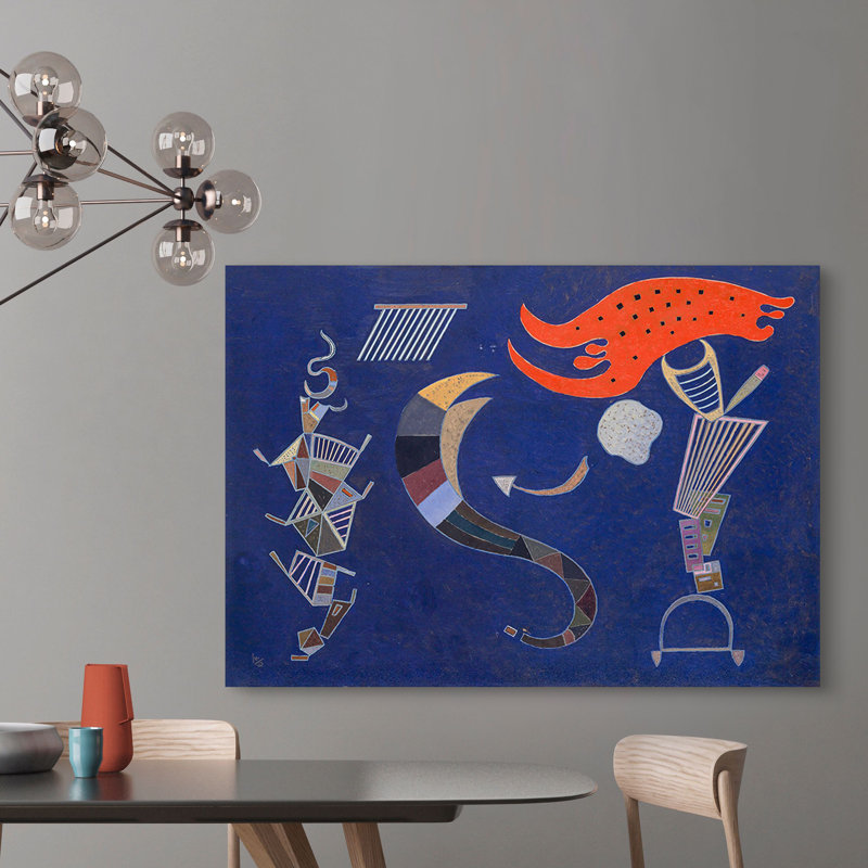 La Flèche, 1943 (Februar) by Wassily Kandinsky - Wrapped Canvas Art Prints, 70cm H x 100cm W x 4cm D