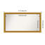 Townhouse Gold Non-Beveled Bathroom Wall Mirror-1016737303
