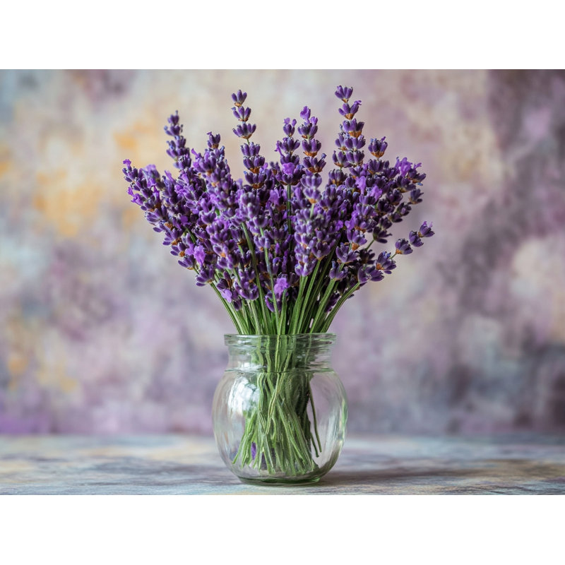 Fresh Lavender Charm - Wrapped Canvas Print