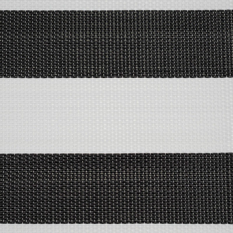 Tapis intérieur / extérieur en polypropylène rayé Azrielle Baldinelli, Rectangle 4 pi x 6 pi