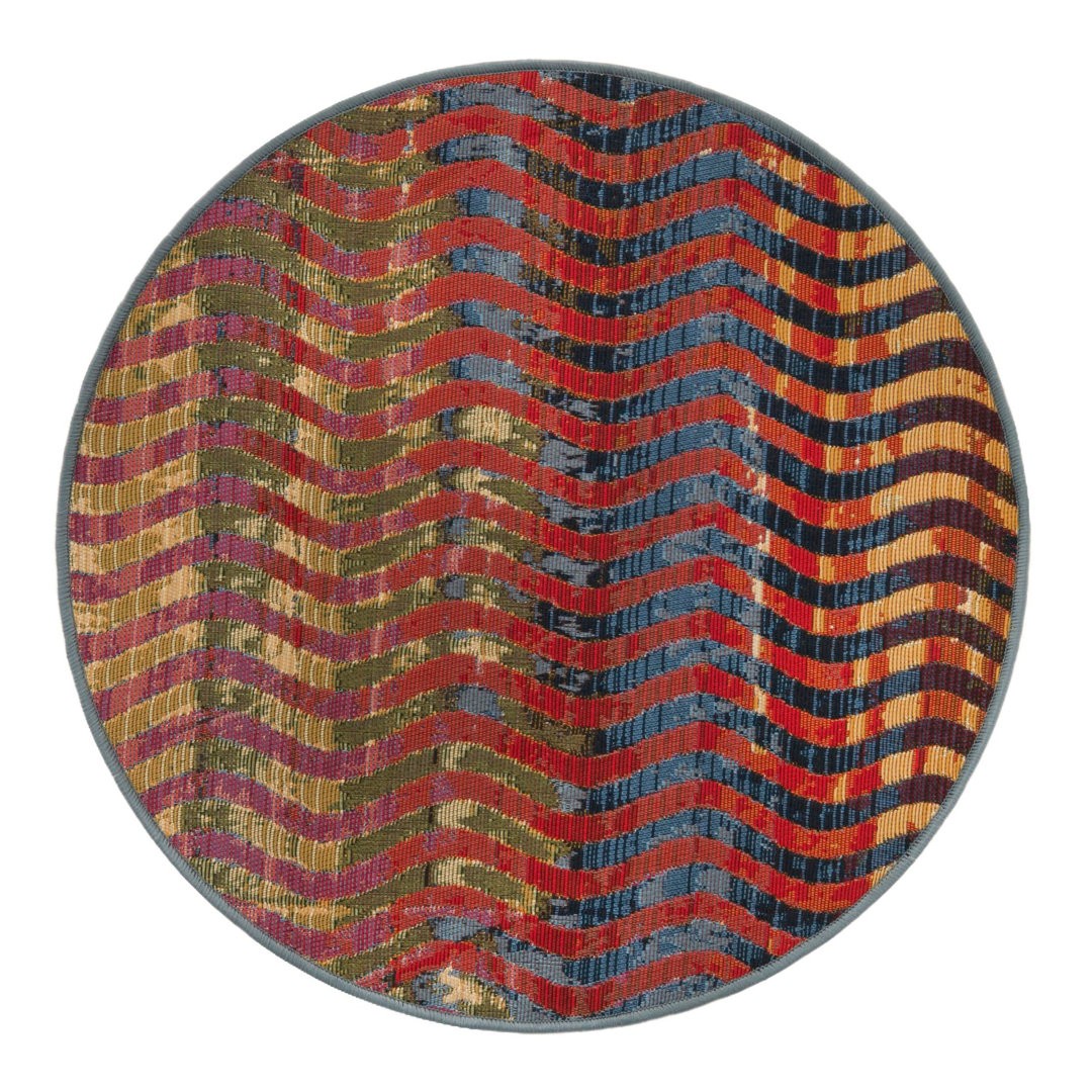 Skylar Washable Abstract Indoor / Outdoor Rug Latitude Run® Rug 