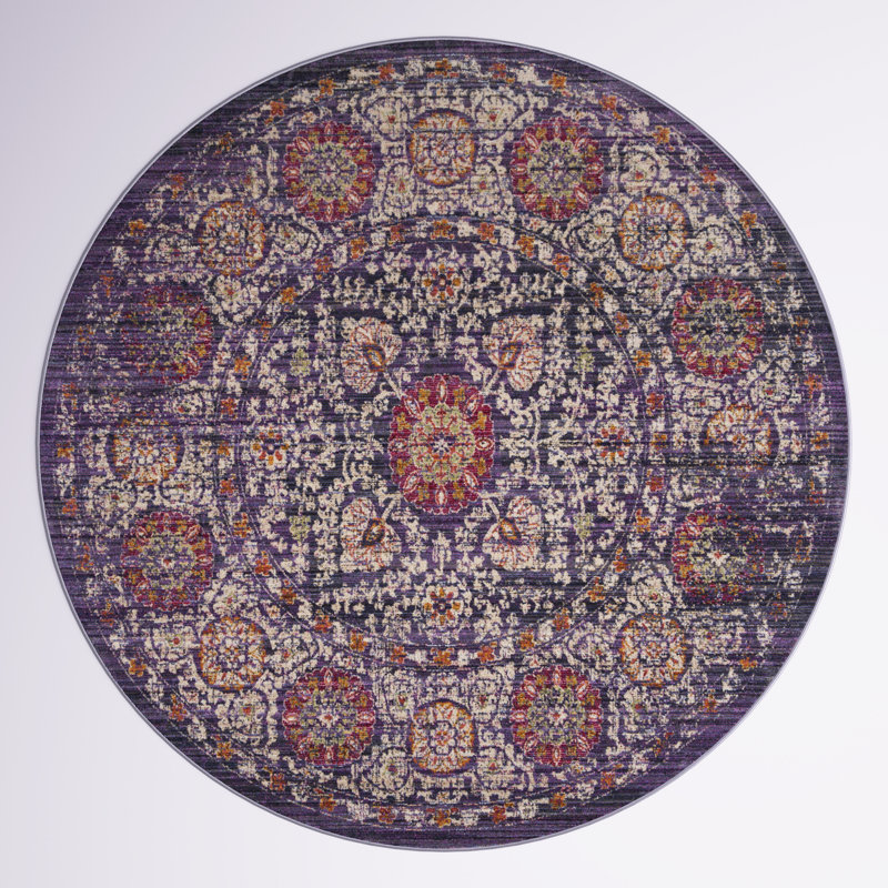 Smead Performance Oriental Rug, Round 6'