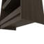Étagère à chaussures ouverte à 3 niveaux pour panneaux de particules pour chambre à coucher, livres, décor ou articles de tous les jours, l 35,18 po de hauteur, 13,95 po de largeur, 27,85 po de profondeur, porte-objets,