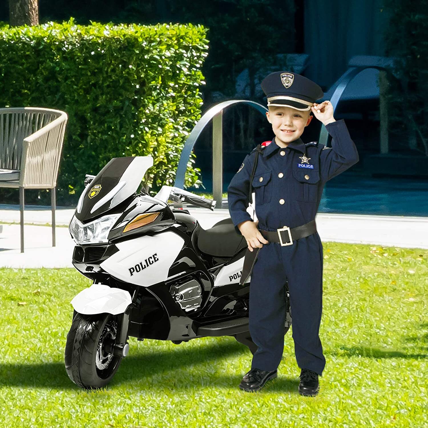 Police motorcycles for kids on sale