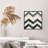 Abstract Chevron Pattern I Retro Unframed Art Print-1856662764
