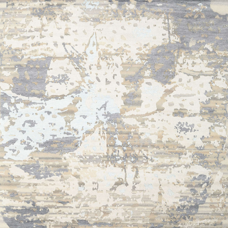 Abstract Indoor Rug, Square 7'0" x 7'0"