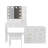 Dressing Table Set With Combination Cabinet-1884836081